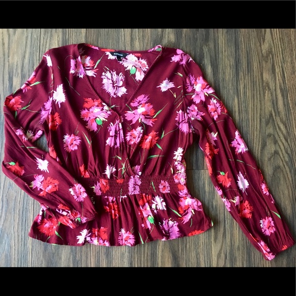 Express Tops - Express Floral Blouse